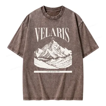 Pagewings Velaris Acotar Unisex Washed T-shirt