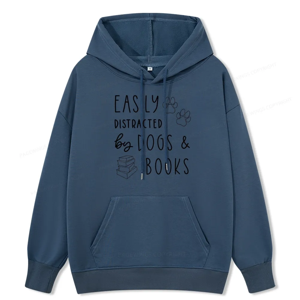 Pagewings Dogs And Books Unisex Classic Hoodie