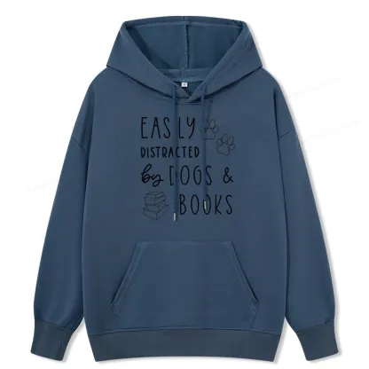 Pagewings Dogs And Books Unisex Classic Hoodie