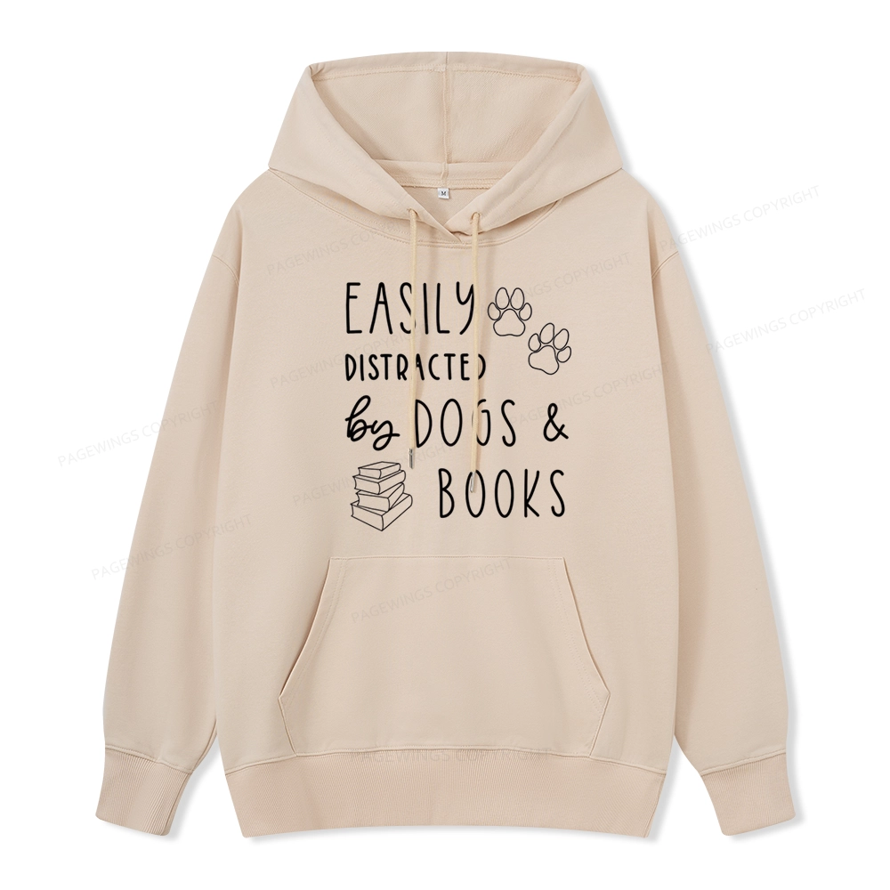 Pagewings Dogs And Books Unisex Classic Hoodie