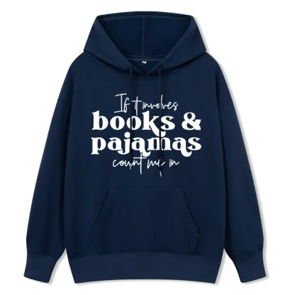 Pagewings Involves Books And Pajamas Count Me Unisex Classic Hoodie