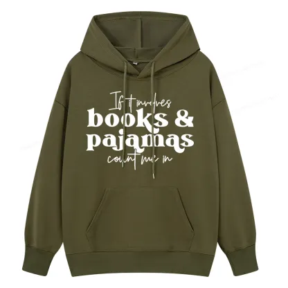Pagewings Involves Books And Pajamas Count Me Unisex Classic Hoodie