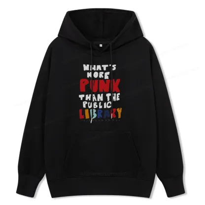 Pagewings What's More Punk Than The Public Library Unisex Classic Hoodie