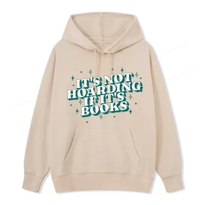 Pagewings It's Not Hoarding If It's Books Unisex Classic Hoodie