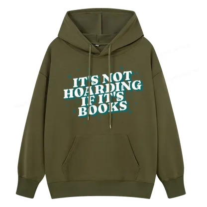 Pagewings It's Not Hoarding If It's Books Unisex Classic Hoodie