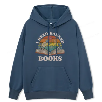Pagewings I Read Banned Books Unisex Classic Hoodie