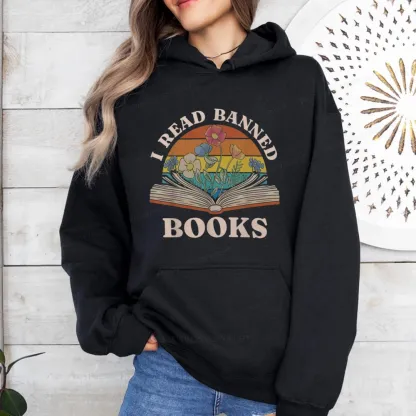 Pagewings I Read Banned Books Unisex Classic Hoodie