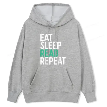 Pagewings Eat Sleep Read Repeat Unisex Classic Hoodie