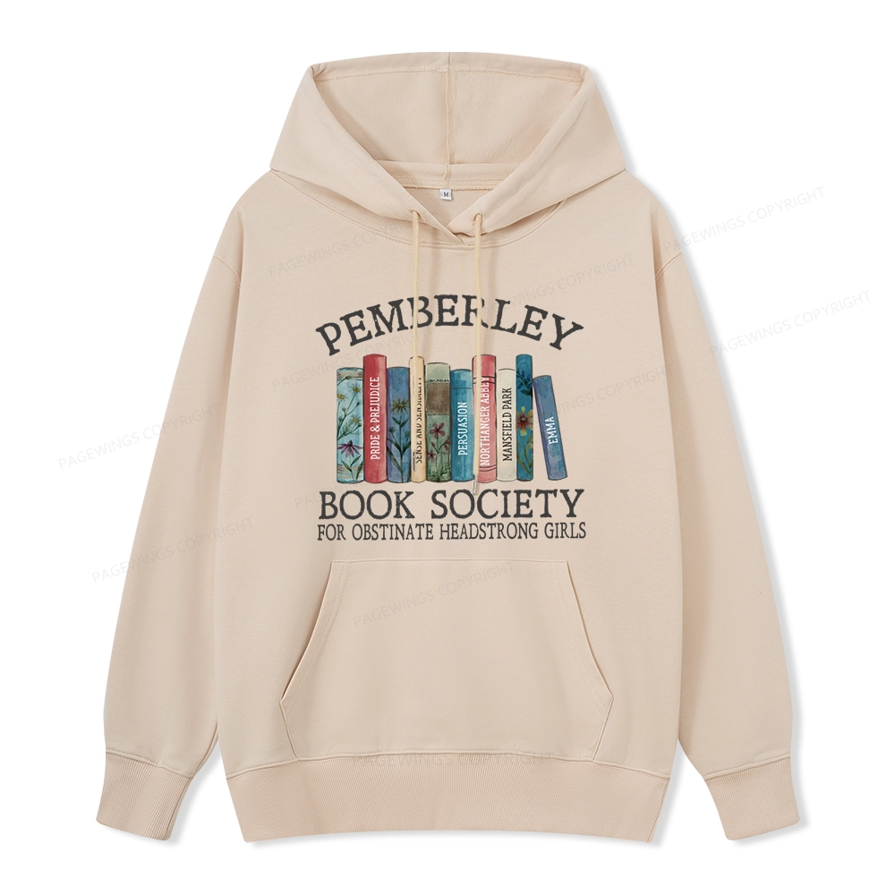 Pagewings Pemberley Book Society Unisex Classic Hoodie