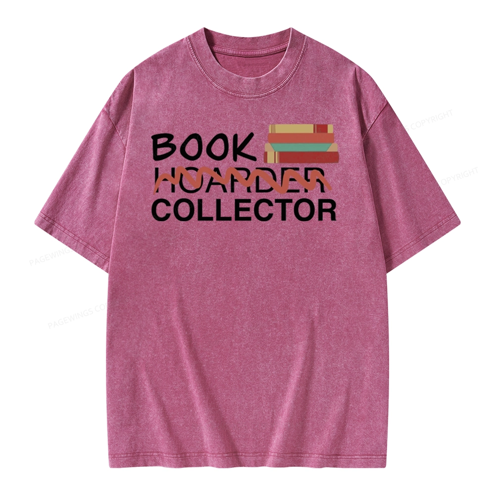 Pagewings Book Collector Unisex Washed T-shirt
