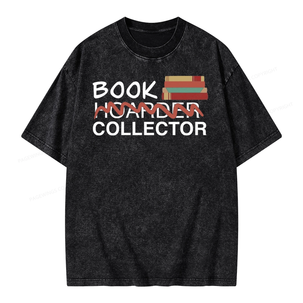Pagewings Book Collector Unisex Washed T-shirt