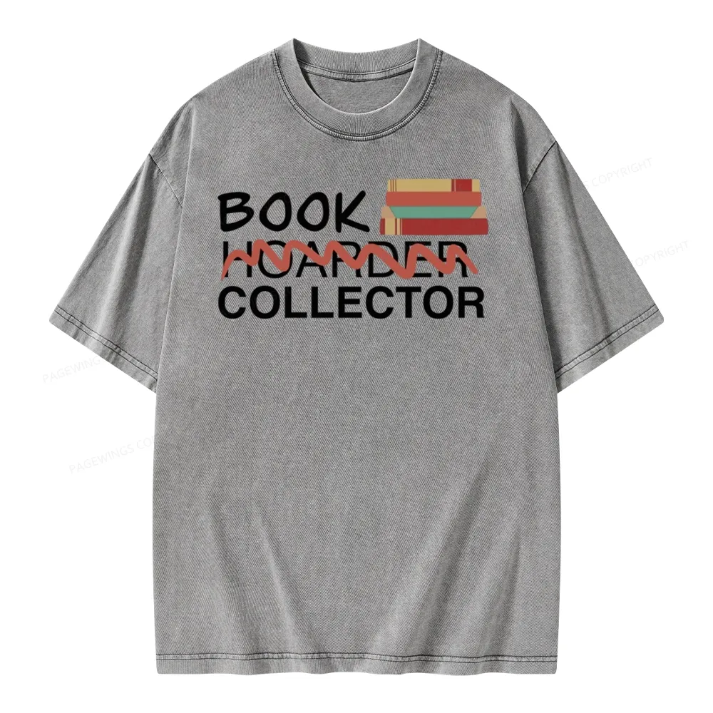 Pagewings Book Collector Unisex Washed T-shirt