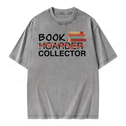 Pagewings Book Collector Unisex Washed T-shirt
