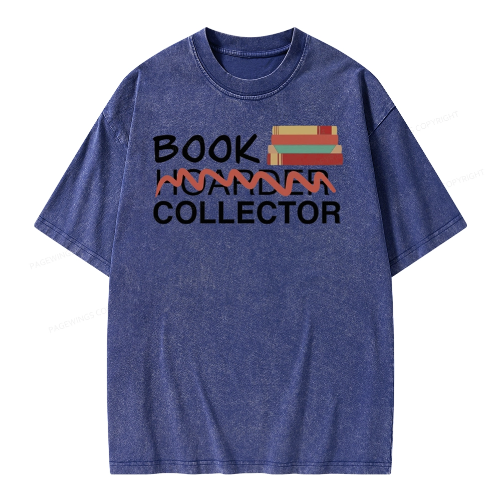 Pagewings Book Collector Unisex Washed T-shirt