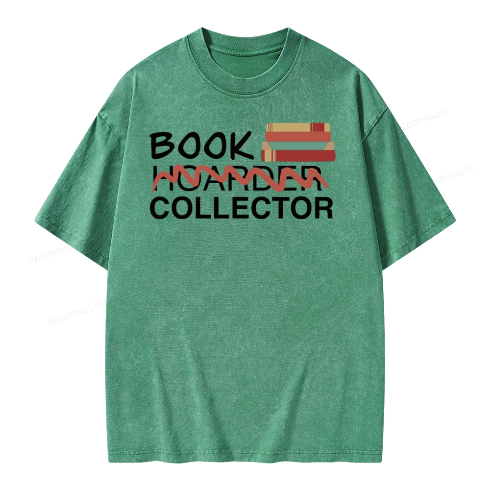 Pagewings Book Collector Unisex Washed T-shirt