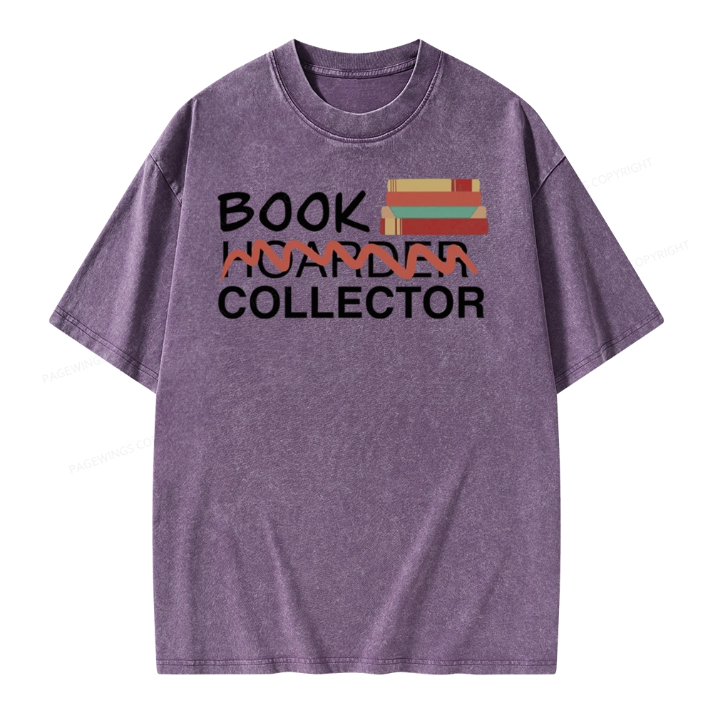 Pagewings Book Collector Unisex Washed T-shirt