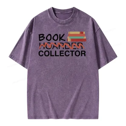 Pagewings Book Collector Unisex Washed T-shirt