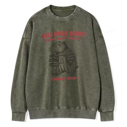Pagewings Read More Books Before Your Tbr Pile Unisex Washed Sweatshirt