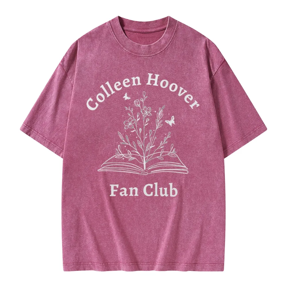 Pagewings Colleen Hoover Fan Club Unisex Washed T-shirt