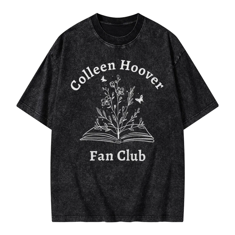 Pagewings Colleen Hoover Fan Club Unisex Washed T-shirt