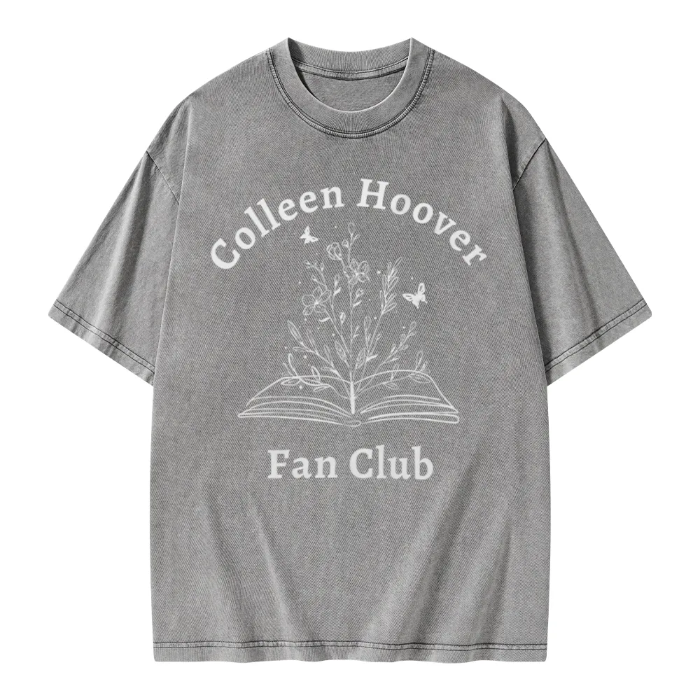 Pagewings Colleen Hoover Fan Club Unisex Washed T-shirt