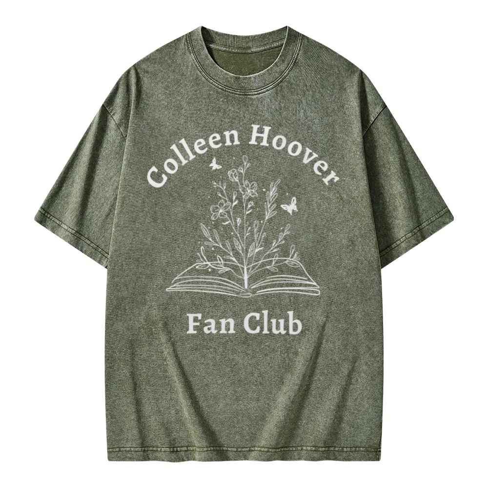 Pagewings Colleen Hoover Fan Club Unisex Washed T-shirt