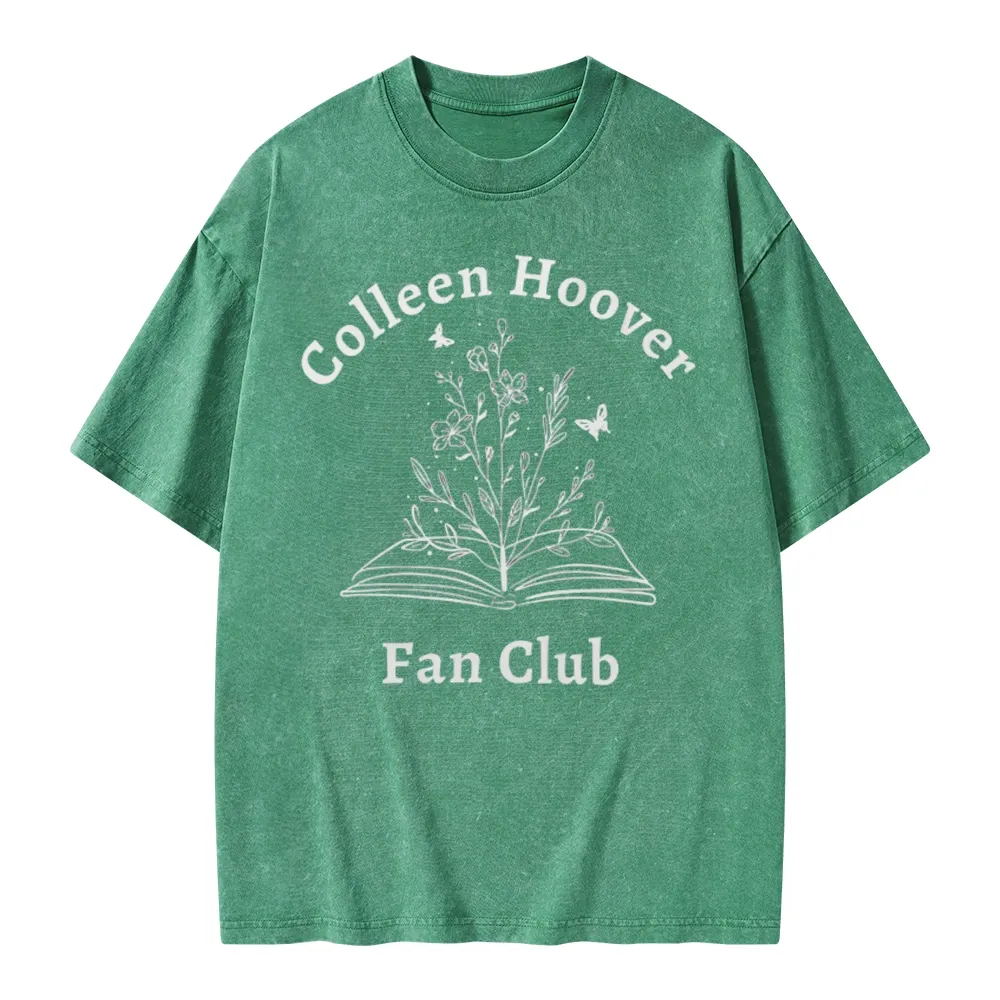 Pagewings Colleen Hoover Fan Club Unisex Washed T-shirt