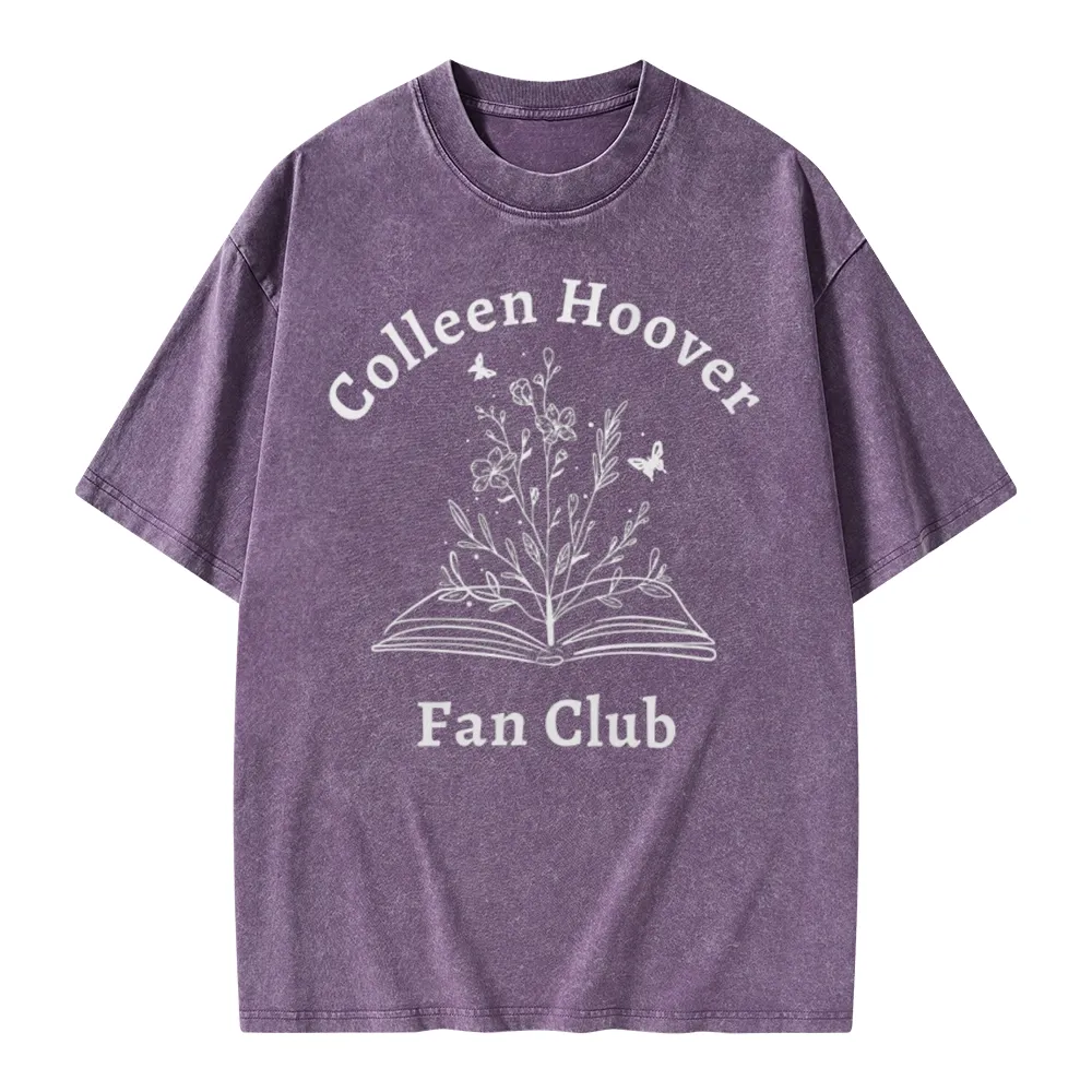 Pagewings Colleen Hoover Fan Club Unisex Washed T-shirt