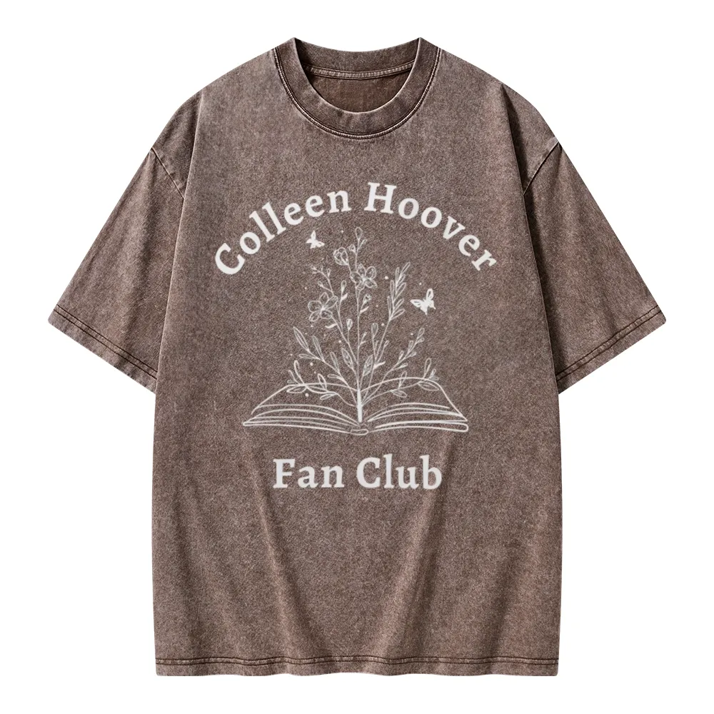 Pagewings Colleen Hoover Fan Club Unisex Washed T-shirt