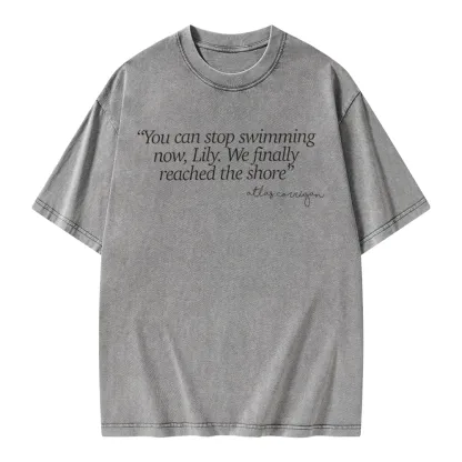 Pagewings It Ends With Us Unisex Washed T-shirt