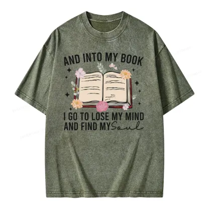 Pagewings To Lose My Mind And Find My Soul Unisex Washed T-shirt