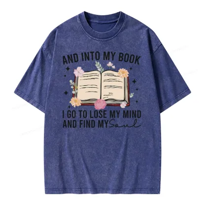 Pagewings To Lose My Mind And Find My Soul Unisex Washed T-shirt