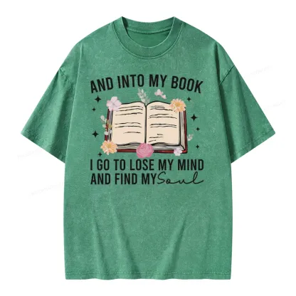 Pagewings To Lose My Mind And Find My Soul Unisex Washed T-shirt
