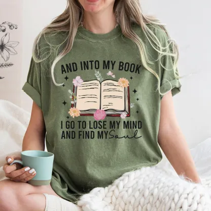 Pagewings To Lose My Mind And Find My Soul Unisex Washed T-shirt