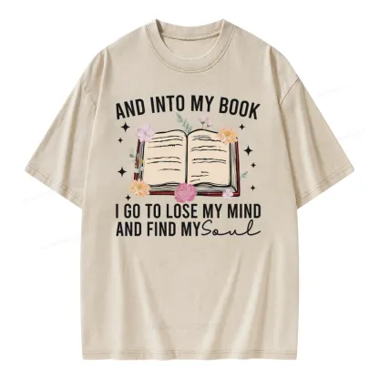 Pagewings To Lose My Mind And Find My Soul Unisex Washed T-shirt