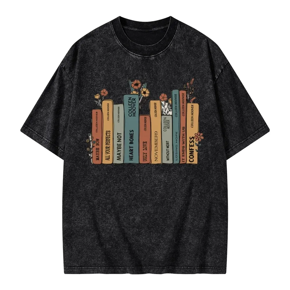 Pagewings It Ends With Us CoHo Unisex Washed T-shirt