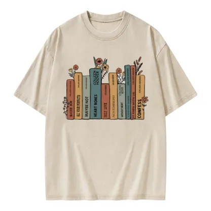 Pagewings It Ends With Us CoHo Unisex Washed T-shirt