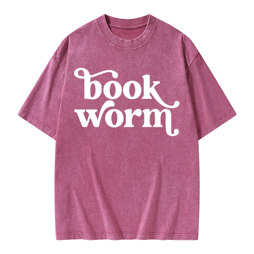 Pagewings Book Worm Unisex Washed T-shirt