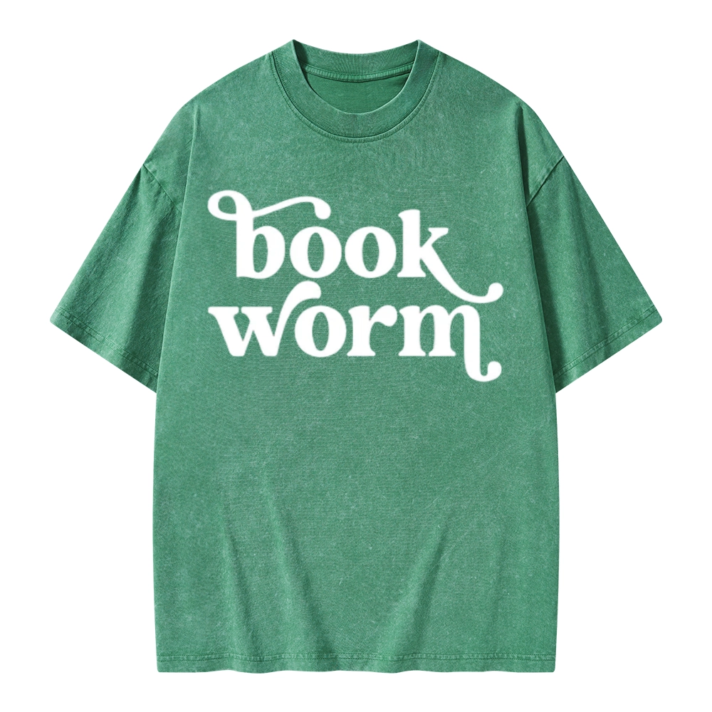 Pagewings Book Worm Unisex Washed T-shirt