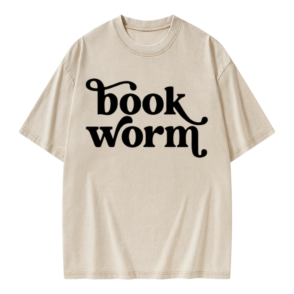 Pagewings Book Worm Unisex Washed T-shirt