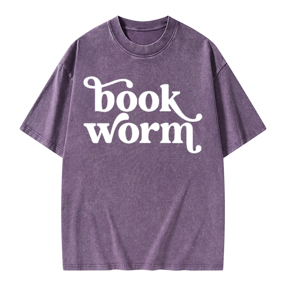 Pagewings Book Worm Unisex Washed T-shirt