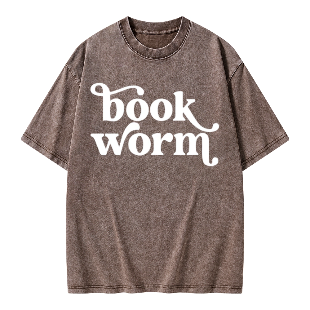 Pagewings Book Worm Unisex Washed T-shirt