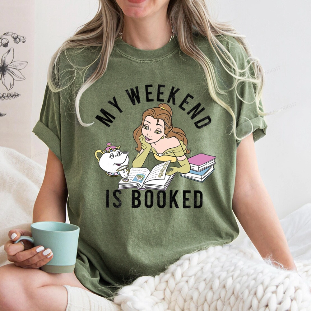 Pagewings Princess's Book Shop Unisex Washed T-shirt