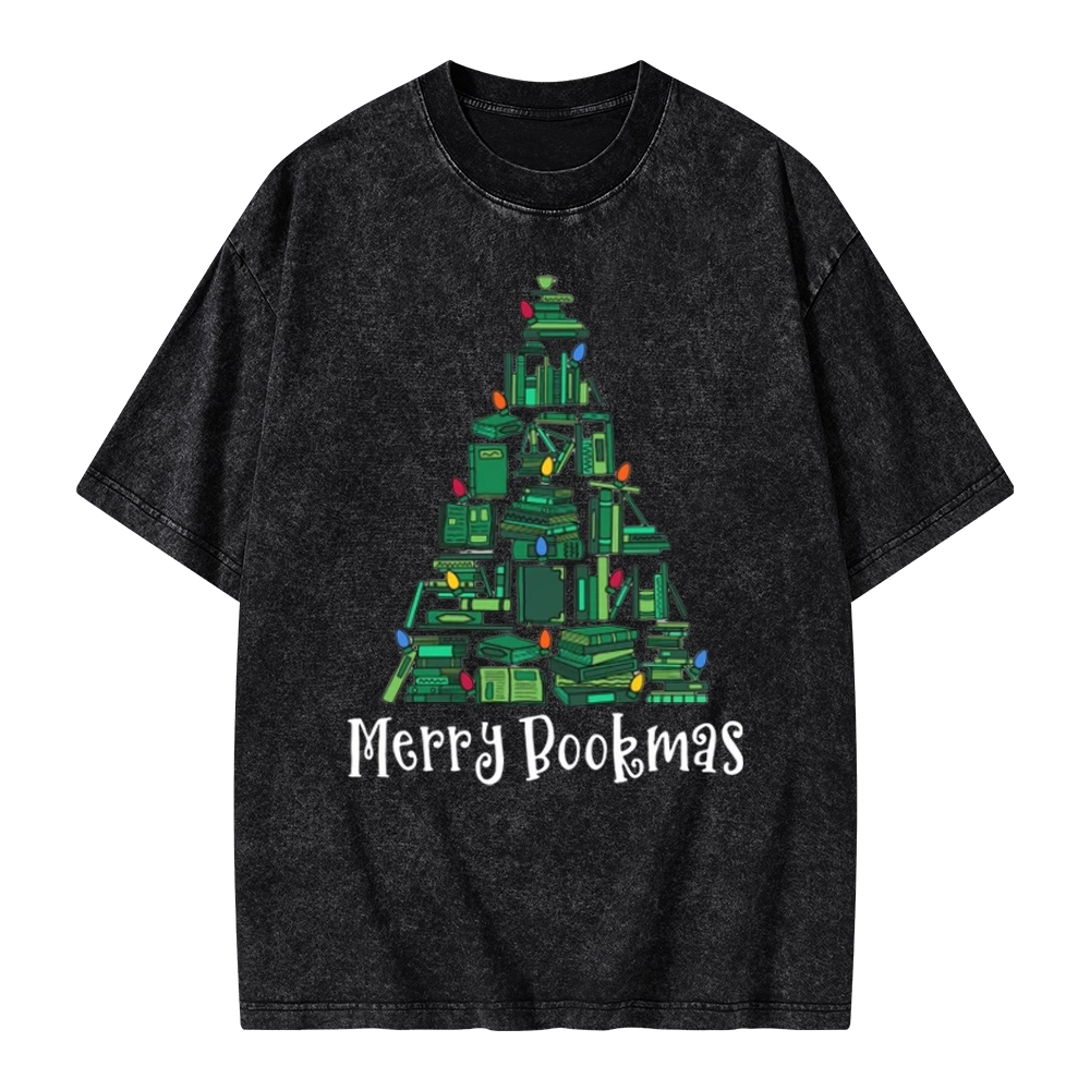 Pagewings Christmas Party Tee Unisex Washed T-shirt