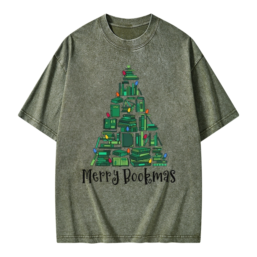 Pagewings Christmas Party Tee Unisex Washed T-shirt