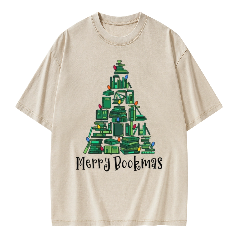Pagewings Christmas Party Tee Unisex Washed T-shirt