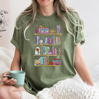 Pagewing Princess Book Unisex Washed T-shirt