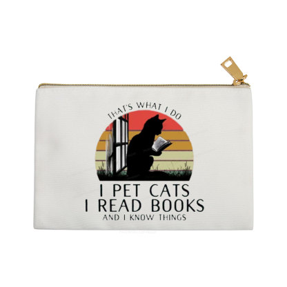 Pagewings Cat And Book Pouch