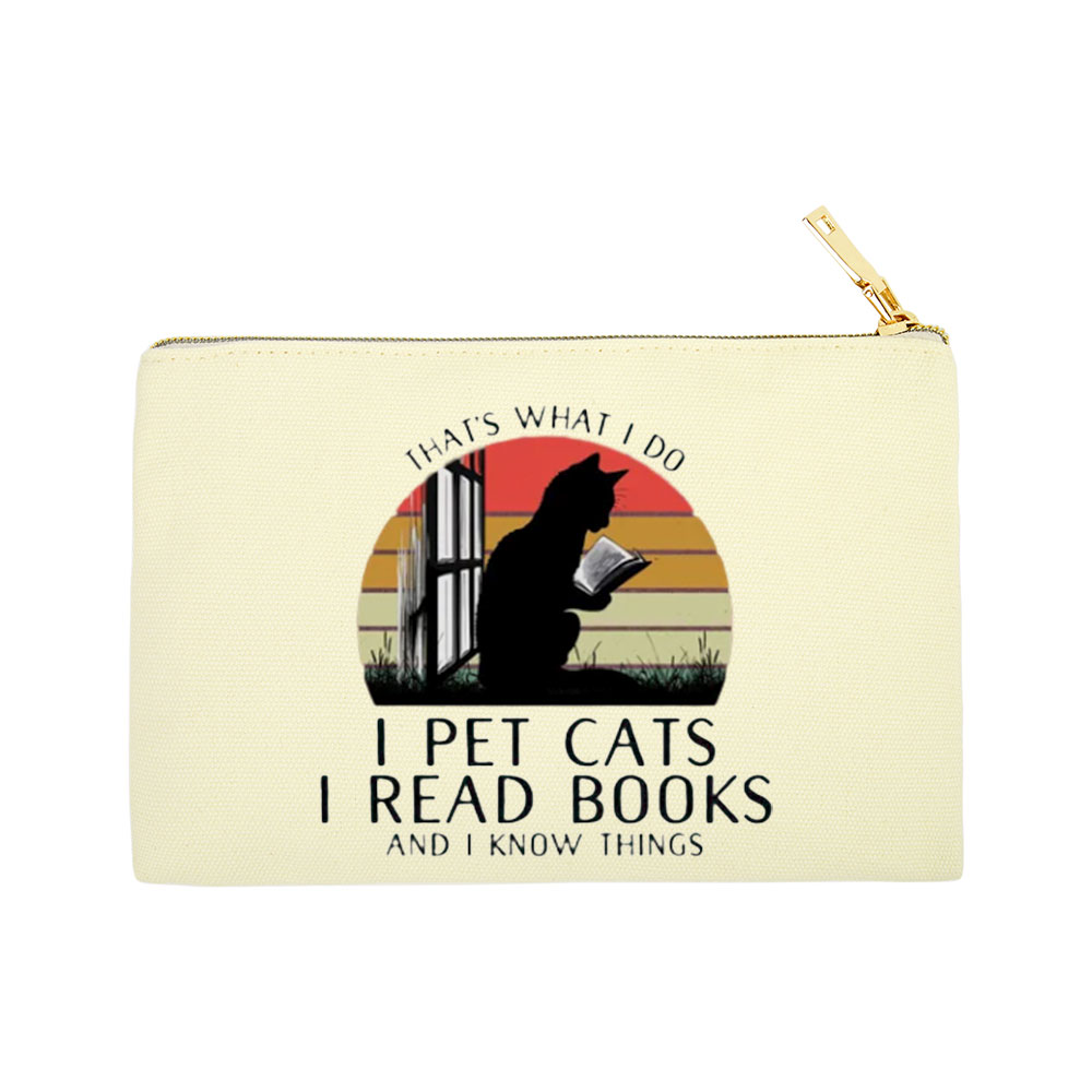 Pagewings Cat And Book Pouch