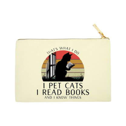 Pagewings Cat And Book Pouch